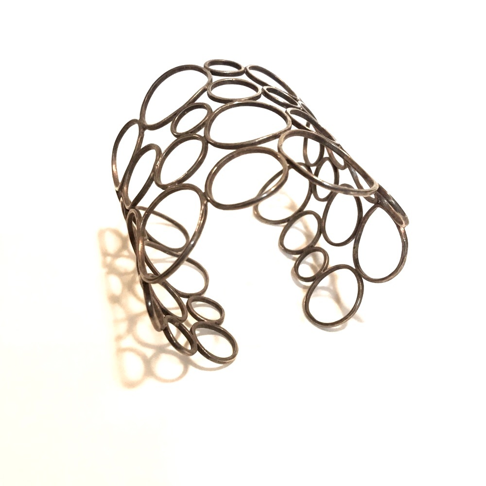 Silver Bubble Cuff - image 2